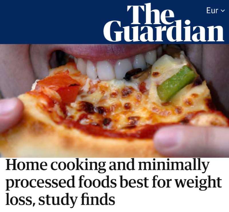 Домашняя еда помогает худеть в два раза быстрее, чем магазинные готовые блюда. - новости